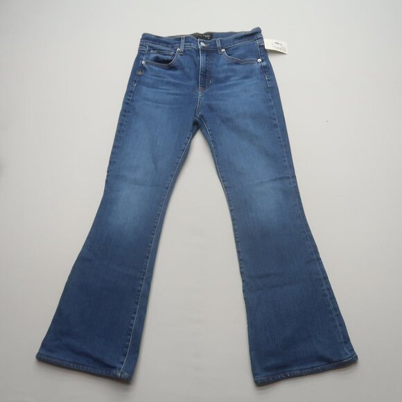 Veronica Beard Beverly High Rise Skinny Flare Jeans Enough Said Size 30 NWT - Picture 4 of 16